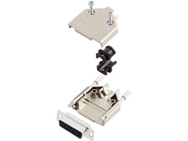 Amphenol L17DTPK-M-25+L77SDB25S D-SUB sokkel-/pinlist-sett 180° Poltall: 25 Lodde 1 stk