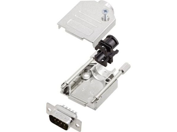 Amphenol L17DTZK09+L717SDE09P D-SUB pinne-/stiftlistesett 180° poler: 9 lodding 1 stk