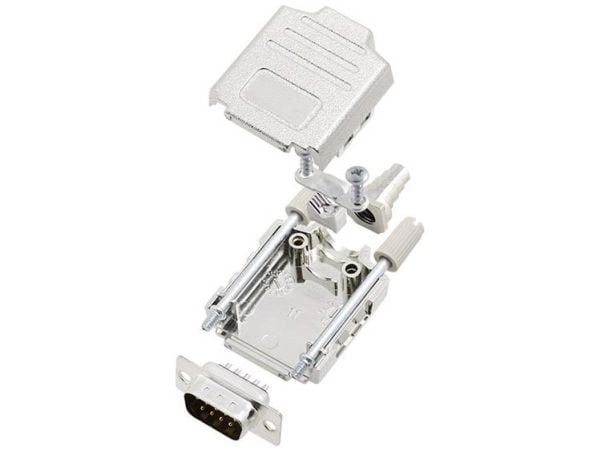 Amphenol L17DPPK37-M+L717DE37P D-SUB stiftlistesett, 180°, poltall: 37, loddekontakt: 1 stk