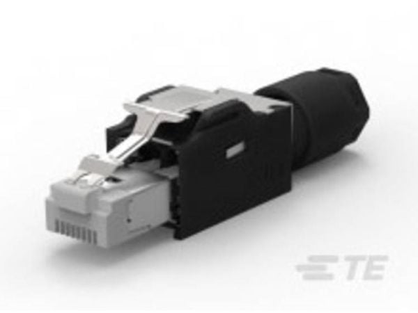 TE Connectivity RJ-kontaktanslutning 2120892-1 8P8C svart 1 st TE Connectivity RJ-kontaktanslutning 2120892-1 8P8C svart 1 st