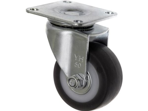 Toolcraft TO-5137866, Svart, Metallisk, 50 kg, Termoplastisk elastomer (TPE), 1 stykker, 5 cm
