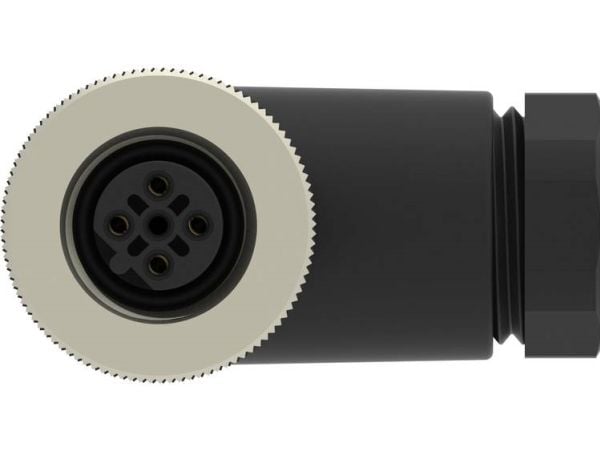 TE Connectivity T4112402041-000 Anturi, toimilaitteen liitin, M12 Liitäntä, kulmikas Nastojen lukumäärä (RJ): 4 1 kpl 1 kpl