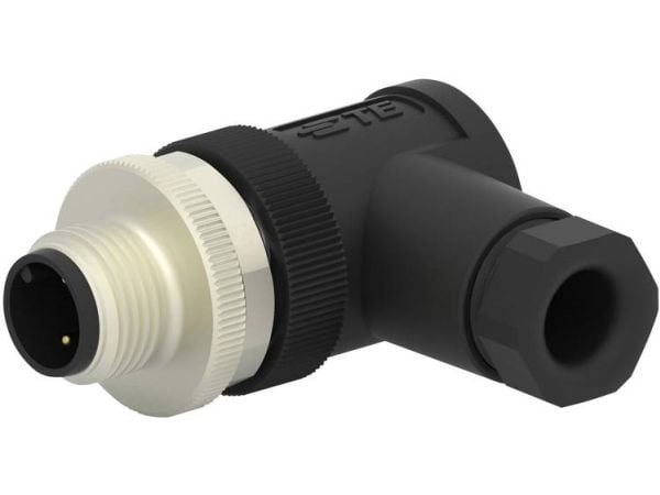TE Connectivity T4113001031-000 Anturi, toimilaitteen liitin, M12 Liitin, kulmaliitin Navanumero (RJ): 3 1 kpl