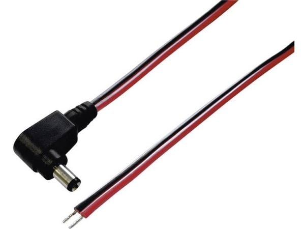 Conrad TC-2511268, Pienjännitekaapeli, musta, Punainen, 0.75 mm², 0,5 m