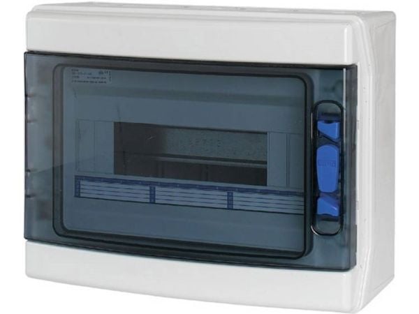 Eaton 174197 IKA-1/12-ST Liten fördelningspanel Utanpåliggande montering Antal avdelningar = 12 Antal rader = 1