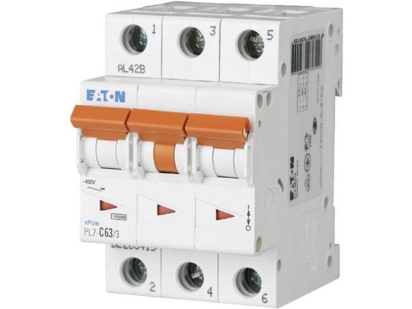 Eaton PXL-C63/3, Pienoiskatkaisija, 10000 A, IP20