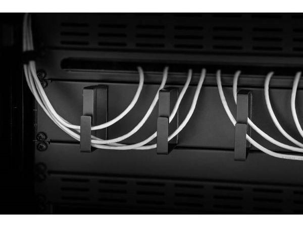 Renkforce RF-3440222 19 tuuman verkkokaapelointi 2 U Musta