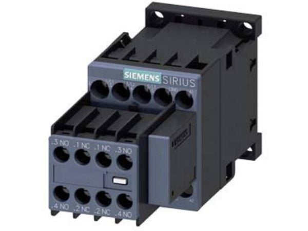 Siemens 3RT2016-1CF07 teho-ohjain, 3 sulkevaa kosketinta, 690 V/AC, 1 kpl, 58 mm, 50 mm, 61,5 mm, 120,5 mm, 300 g, 1 kpl