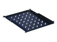 TOTEN SA.2160.0101 - Rack-hylle - svart, RAL 9004 - 1U - 19"