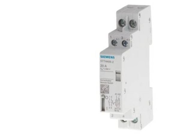 Siemens Fernschalter Hutschiene 5TT4452-0 2 Schließer 400 V 32 A 1 St., 32 A, 7 cm, 17,5 mm, 90 mm, 73 mm, 145 g