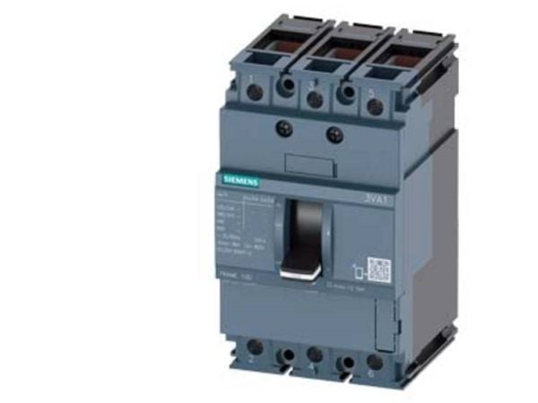 Siemens 3VA1040-2ED36-0AA0 Strömbrytare 1 st Inställningsområde (ström): 40 - 40 A Kopplingsspänning (max.): 690 V/AC (B x H x D) 76,2 x 130 x 70 mm