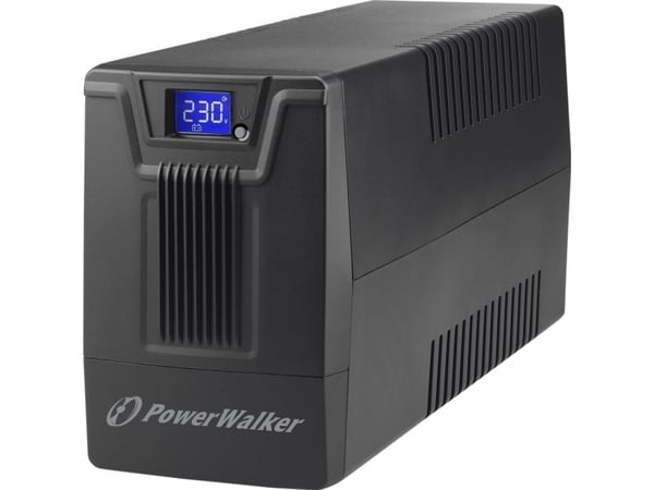PowerWalker VI 600 SCL - UPS - AC 162 - 290 V - 360 watt - 600 VA - 7 Ah - USB - utgangskontakter: 2