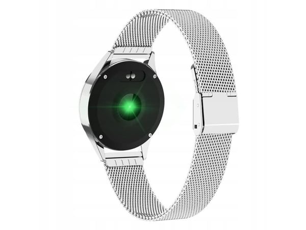 Oro Smart Crystal älykello, hopea, kiiltävä kehys