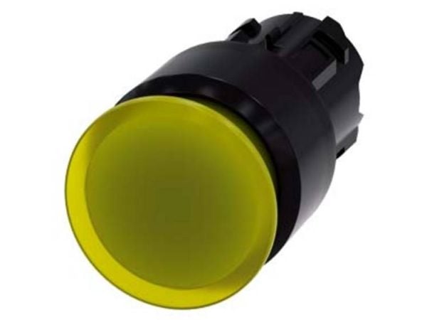Siemens 3SU1001-1AA30-0AA0 Tryckknapp (Ø x H) 30 mm x 30 mm IP66, IP67, IP69/IP69K 1 st
