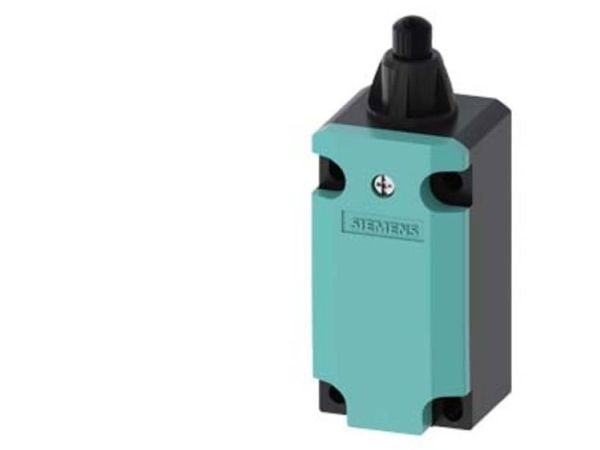 Siemens 3SE51320BC03 3SE5132-0BC03 Asentokytkin 6 A, kupumäinen iskuri, muovinen iskuri, IP66, IP67, 1 kpl, muovi, IP66, IP67, 43 mm, 49 mm, 127 mm...