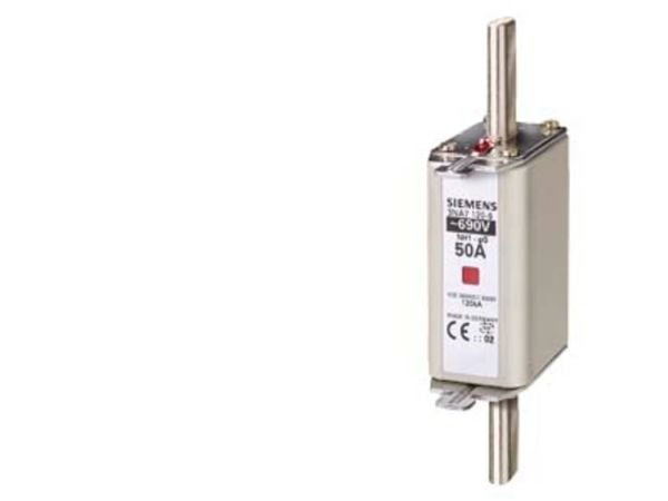 Siemens 3NA71206 Sikringsindsats Sikringsstørrelse = 1 50 A 690 V 3 stk