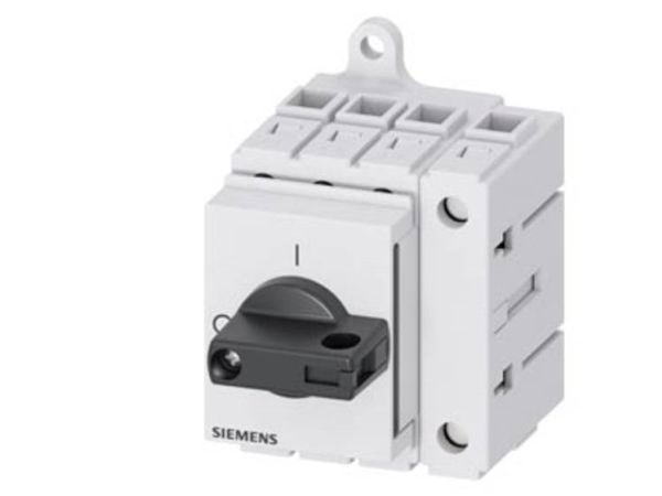 Lastafbryder 3LD3, Iu 25 A Hovedafbryder 3-polet + N Nominel driftskapacitet ved AC-23 A ved 400V 9,