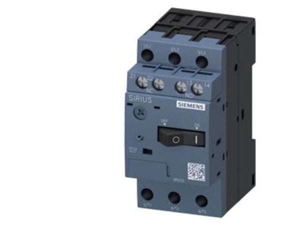 Siemens 3RV1011-0FA15 Strömbrytare 1 st Inställningsområde (ström): 0,35 - 0,5 A Kopplingsspänning (max.): 690 V/AC (B x H x D) 45 x 90 x 75 mm