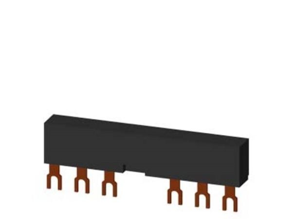 Samleskinne 3RV1 2F 63mm 3 kontakt gaf