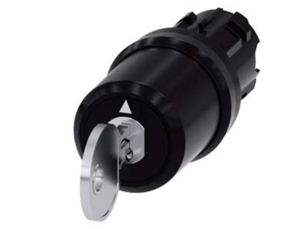 Siemens 3SU10005BN510AA0 3SU1000-5BN51-0AA0 Schlüsselschalter 2 x 45 ° IP66, IP67, IP69/IP69K 1 St., IP67, IP69K, 2,23 cm, 90 mm, 100 mm, 30 mm, 130 g