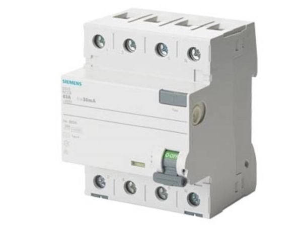Siemens 5SV36546 FI säkerhetsbrytare 40 A 0,3 A 500 V