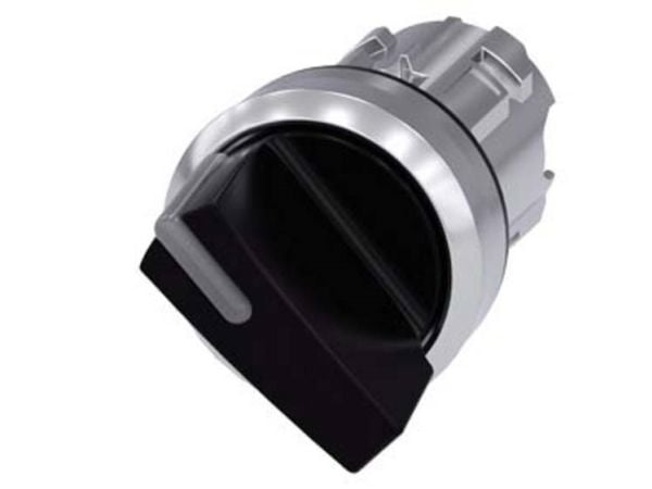 Siemens 3SU10522BC100AA0 3SU1052-2BC10-0AA0 Kääntökytkin Kiinnityslaite Musta 1 x 45° 1 kpl 1 kpl
