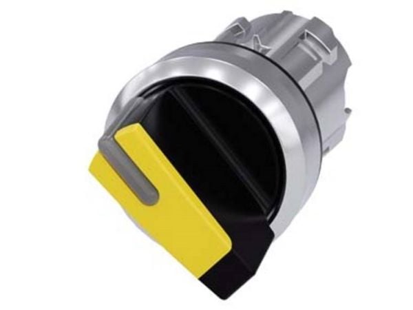 Siemens 3SU1052-2BC30-0AA0, Metall, IP67, IP69K, Svart, Metallisk, Gul, 20 g, 93 mm, 147 mm