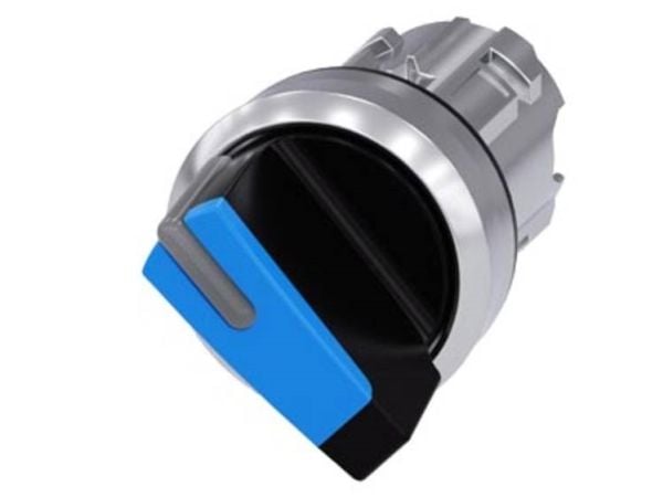 Siemens 3SU10522BF500AA0 3SU1052-2BF50-0AA0 Kiertokytkin Kiristyslaite Sininen 1 x 90° 1 kpl 1 kpl
