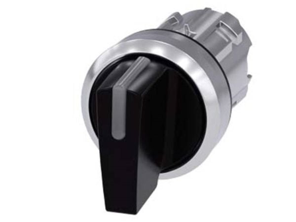 Siemens 3SU10522BL100AA0 3SU1052-2BL10-0AA0 Kiertokytkin Kiinnityslaite Musta 2 x 45° 1 kpl