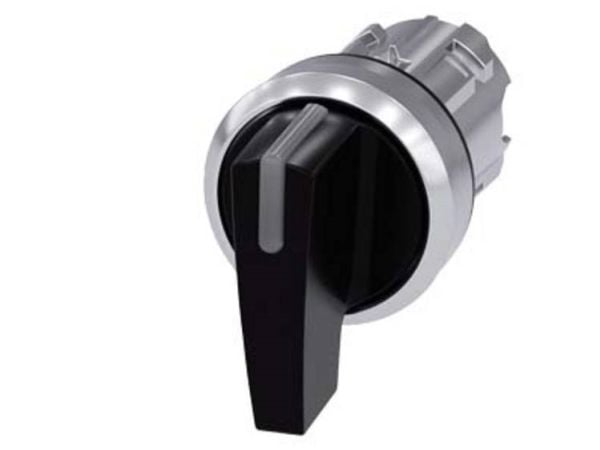 Siemens 3SU10522CN100AA0 3SU1052-2CN10-0AA0 Knebelschalter Knebel Schwarz 2 x 45 ° 1 St., IP67, IP69K, 2,23 cm, 95 mm, 98 mm, 32 mm, 53 g