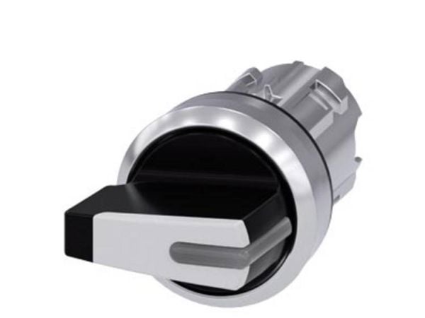 Siemens 3SU10522FL600AA0 vridkontakt spänningsanordning vit 2 x 45°, 1 st