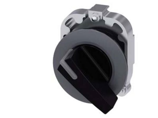 Siemens 3SU10622EF100AA0 3SU1062-2EF10-0AA0 Kääntökytkin Kiinnityslaite Musta 1 x 90° 1 kpl 1 kpl