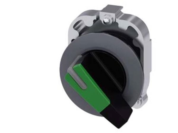 Siemens 3SU1062-2EF40-0AA0 Kiertokosketin Kiristyslaite Vihreä 1 x 90 ° 1 kpl 1 kpl