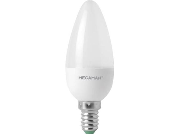 Megaman MM21125 LED (RGB)-lampa E14 5 W = 40 W varmvit, dimbar (Ø x L) 35 x 100 mm