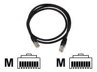DELTACO - Koblingskabel - RJ-45 (hann) til RJ-45 (hann) - 20 m - UTP - CAT 6 - flertrådet - svart