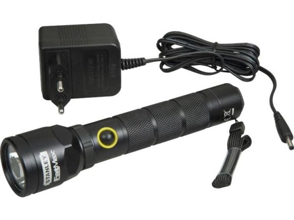 Stanley 1-95-154, Lommelykt, Sort, Aluminium, Knapper, Rotasjon, LED, 130 lm