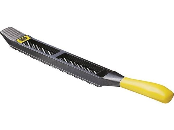 Stanley 5-21-295, Surform shaver, Muovi, Litteä surform-viila, Metalli, Keltainen, Kipsilevy