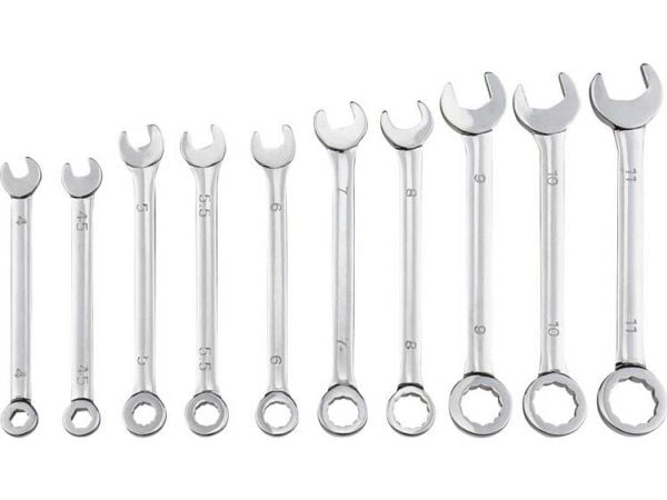 Donau Elektronik 940 gaffelnøkkelsett, nøkkelvidde (metrisk) (kun del) 4–11 mm