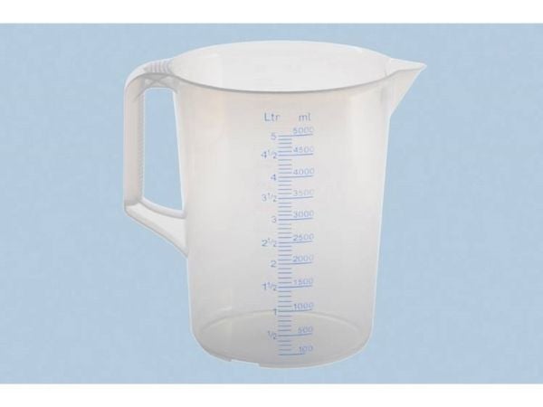 Hünersdorff 939000 målebeger 5000 ml plast
