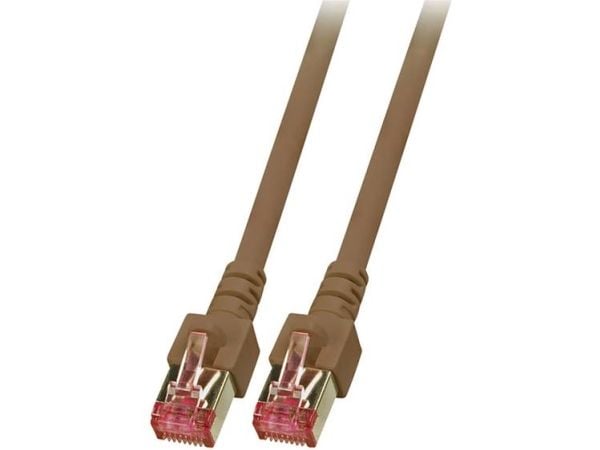 EFB Elektronik K5517.15, 15 m, Cat6, S/FTP (S-STP), RJ-45, RJ-45, Brun