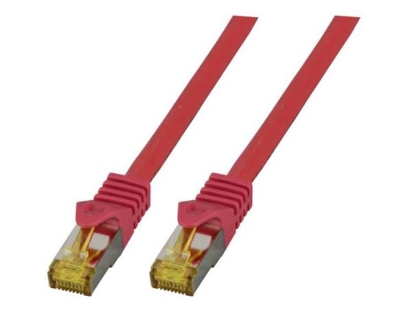 EFB Elektronik MK7001.25R, 25 m, Cat6a, S/FTP (S-STP), RJ-45, RJ-45, Rød