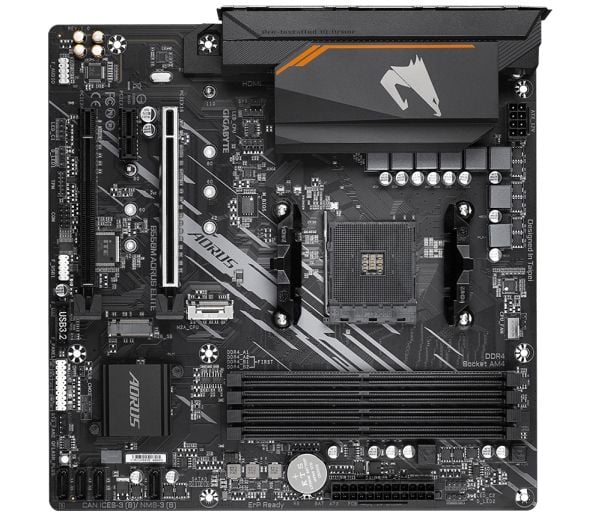 Gigabyte B550M AORUS ELITE, AMD, Stik AM4, 3rd Gen AMD Ryzen™ 3, 3rd Gen AMD Ryzen 5, 3rd Gen AMD Ryzen™ 7, 3rd..., DDR4-SDRAM, 128GB, DIMM