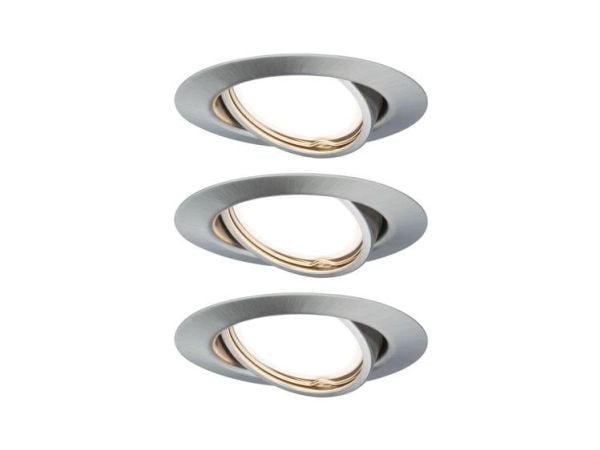 Paulmann 934.20, GU10, 3 lamppu(a), LED, 15 W, 350 lm, Metallinen