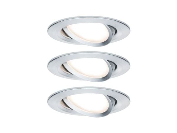 Paulmann 934.51, 3 ampuller, LED, 19,5 W, 650 lm, Aluminium