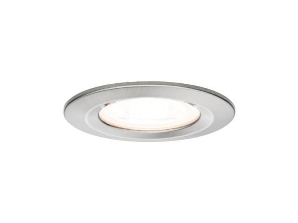 Paulmann 934.39, Indbygget lysplade, GU10, 1 pære(r ), LED, 2700 K, Metallic