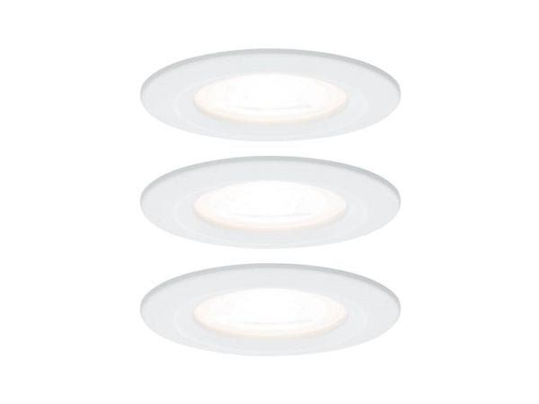 Paulmann 934.78, Indbygget lysplade, GU10, 3 pære(r ), LED, 2700 K, Hvid