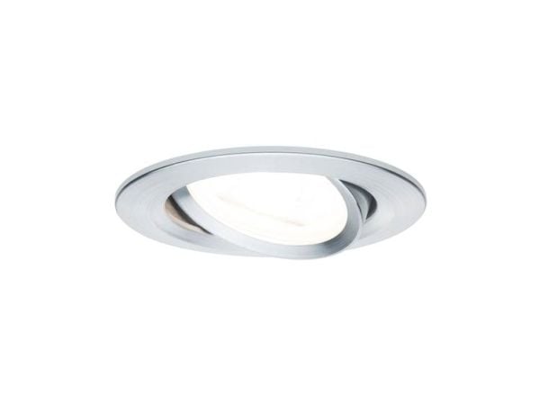 Paulmann 936.40, Innfelt lysplate, GU10, 35 W, 230 V, Aluminium