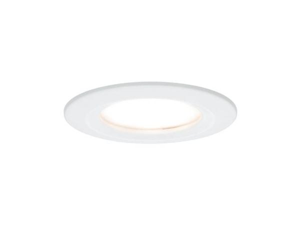 Paulmann 934.59, 1 ampuller, LED, 2700 K, 650 lm, IP44, Hvit