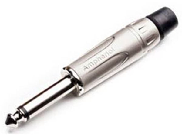 Amphenol ACPM-KN, 6.3mm Mono, Metallisk