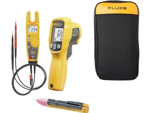 Fluke 4910524 Hånd-multimittari, Elektrotester digital CAT III 600 V Visning (counts): 2000